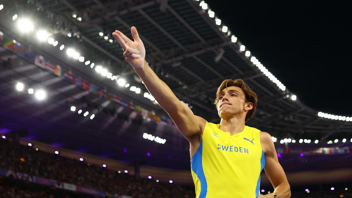 Paris Olympics: Duplantis sets new pole vault world record enroute gold